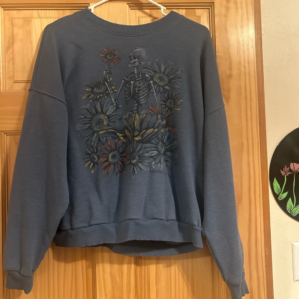 Blue American Eagle Crewneck